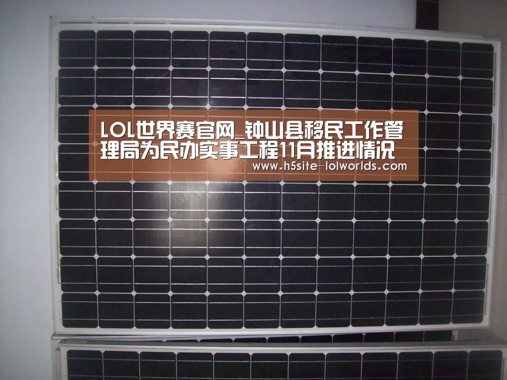 LOL世界赛官网_钟山县移民工作管理局为民办实事工程11月推进情况进度表(图1) 英雄联盟世界赛